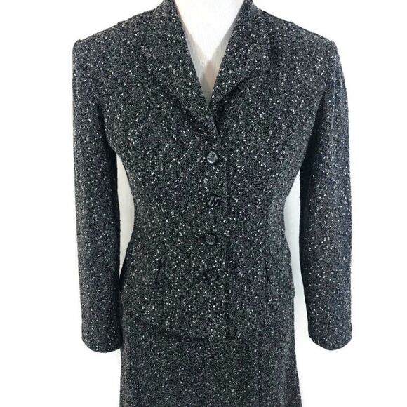 Sheri Martin‎ Two Piece Skirt Suit Vintage Size 6P - Picture 2 of 8